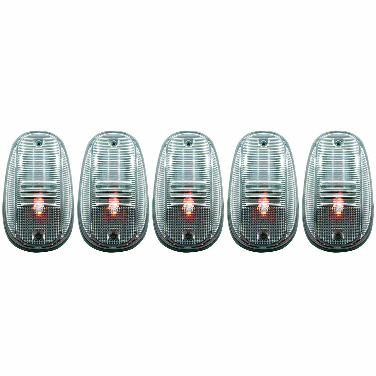 Anzo L E D Cab Lights Clear 5pc For 03 17 Dodge Ram 2500 3500 Anzo 861092 Jpg