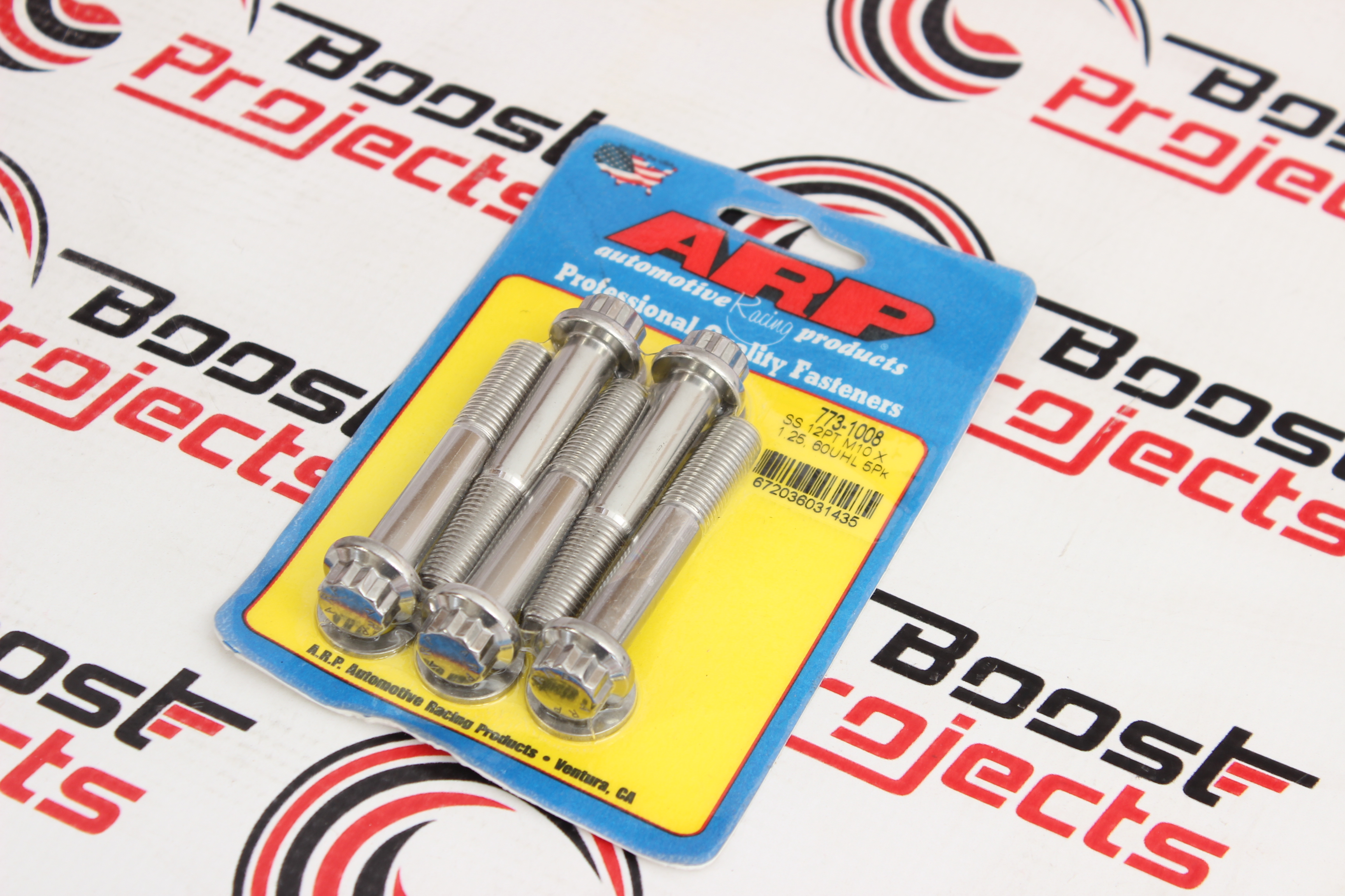 ARP Bolt Kit - SS 12pt 5pk 10mm x 1.25 x 60mm ARP Bolt Kit - SS 12pt 5pk 10mm x 1.25 x 60mm