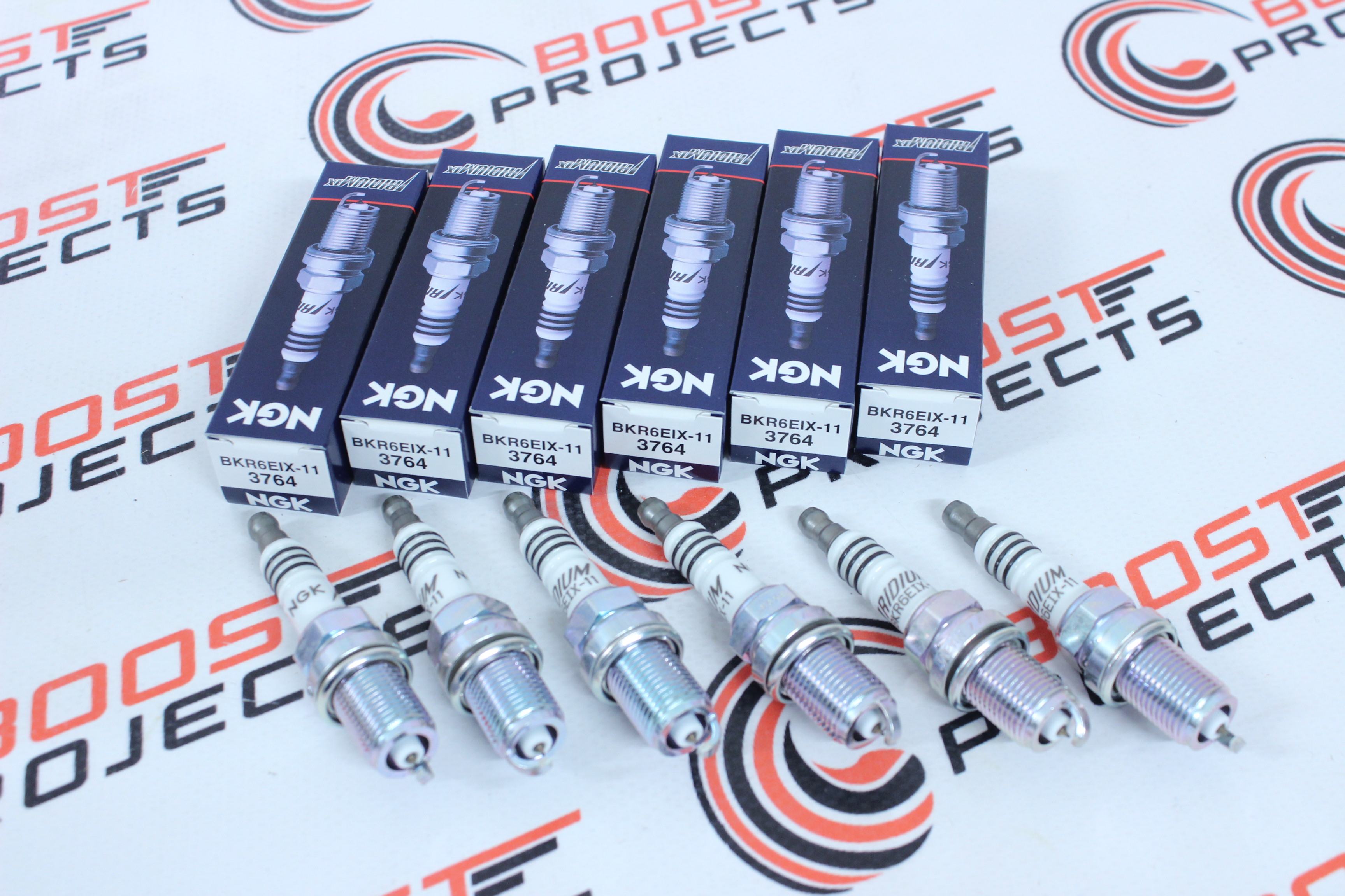 NGK Iridium Spark Plug Hex Size 5/8'' Thread Size 14mm 3764 BKR6EIX11