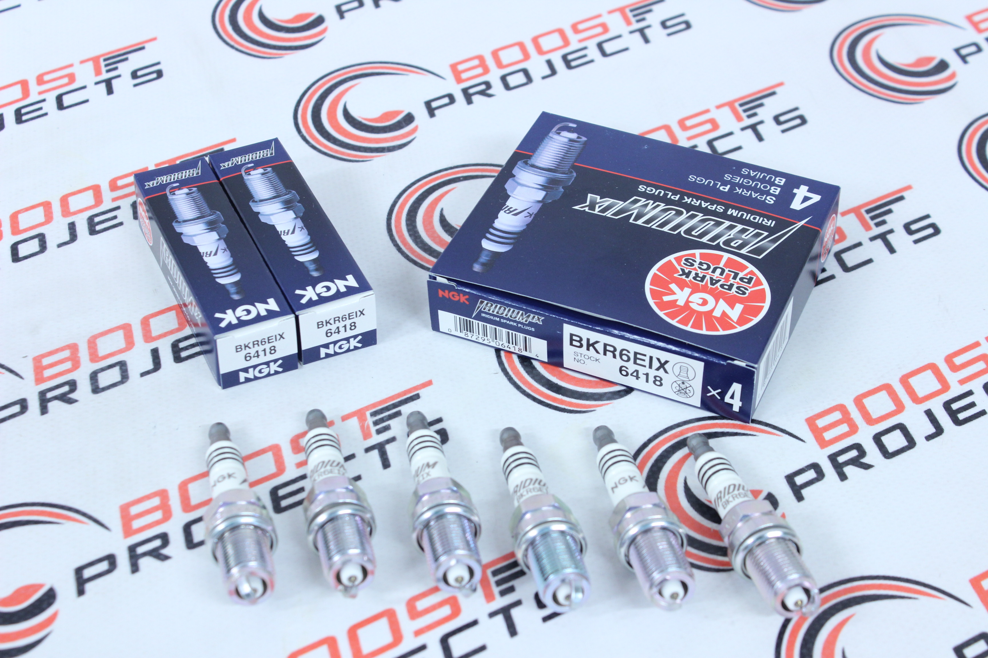 NGK Iridium Spark Plug IX HexSize 5/8'' ThreadSize 14mm 6418 BKR6EIX (Set of 6) eBay