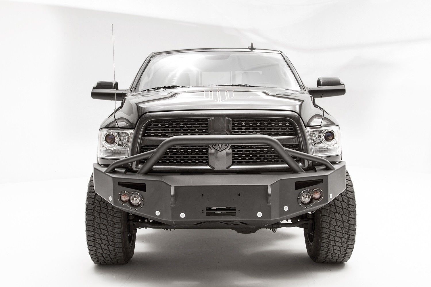 Fab Fours Premium Winch Front Bumper For 2016-2017 Ram 2500/3500 #DR16 ...