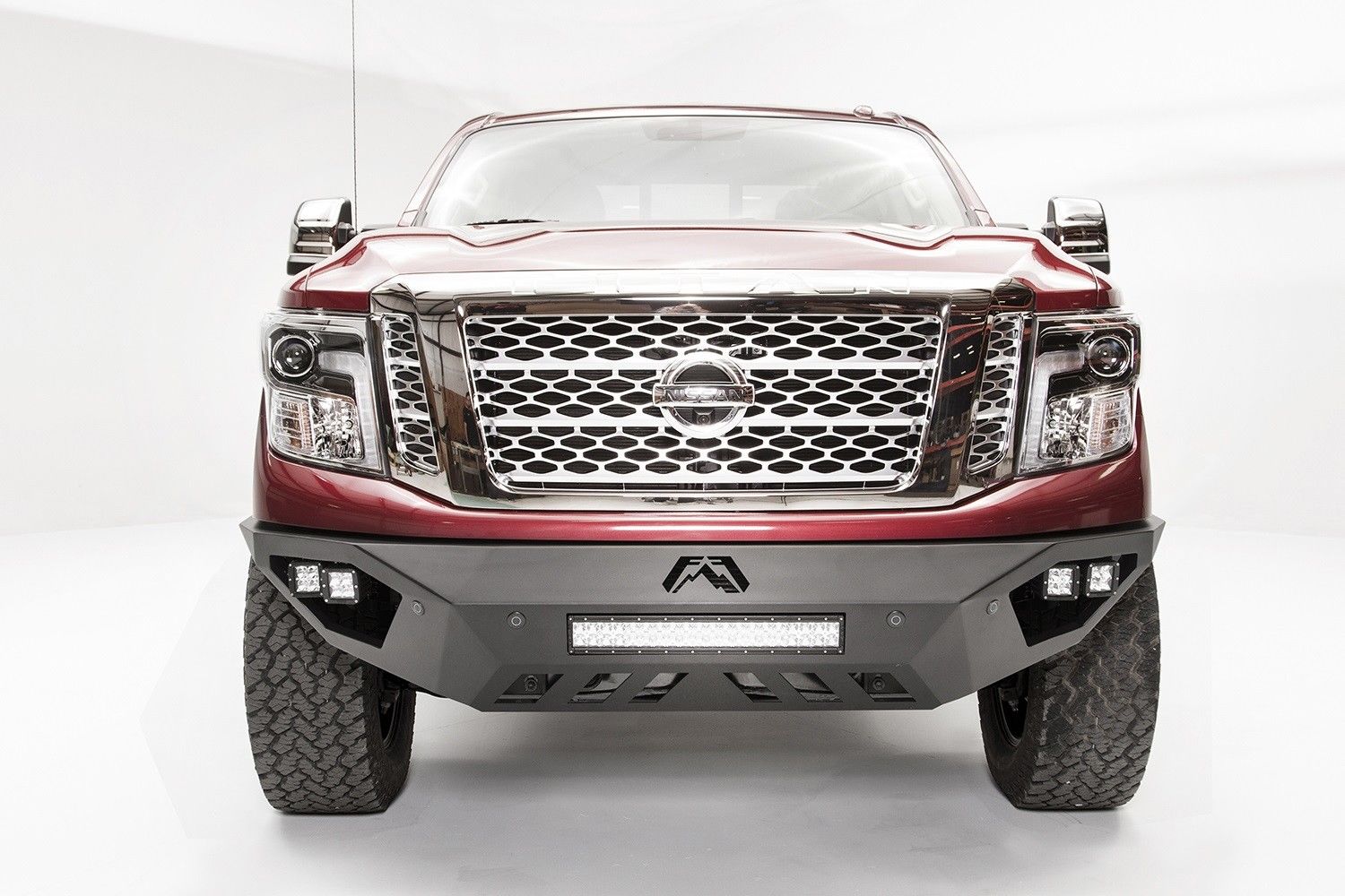 Fab Fours Vengeance Front Bumper Fits Nissan Titan Xd Nt D Ebay