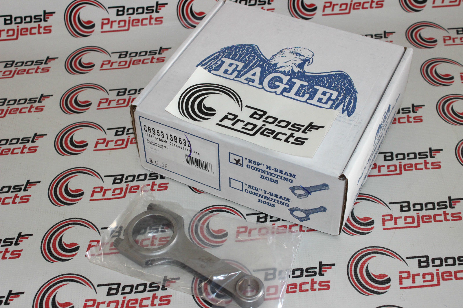 Eagle CRS5313B63D 5.313 Length H-Beam 3/8 Arp 2000 Connecting Rod BMW M52 M54 S50 S52