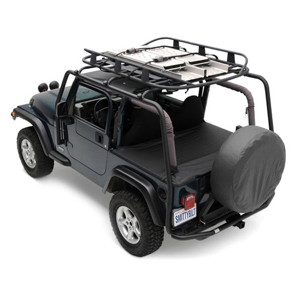 え Smittybilt SCR ROOF RACK JK 4DR, Box 2 of 2, Front X Bar 76717-02