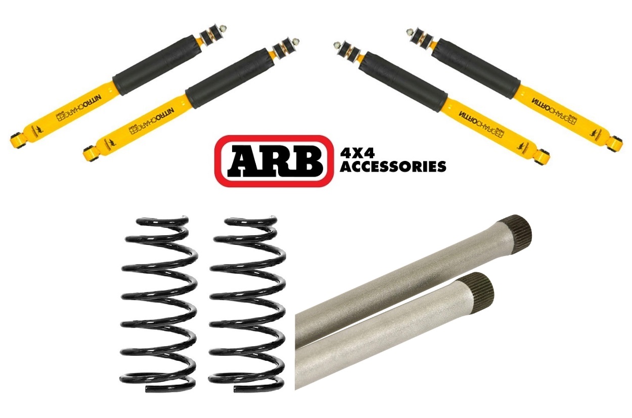 ARB Old Man Front &Rear Shocks +Coil Springs + Torsion Bar For 00+ Land