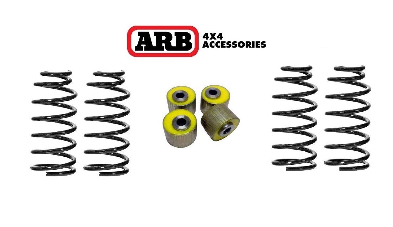 ARB Front + Rear Lifted Coil Springs +Caster Kit Fits 9197 Toyota Land