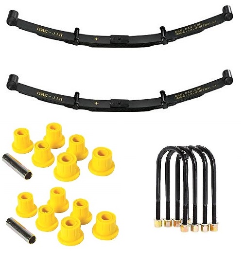 ARB OME Front Leaf Springs Pair + Bushing Kit & UBolts 1.25" Lift for