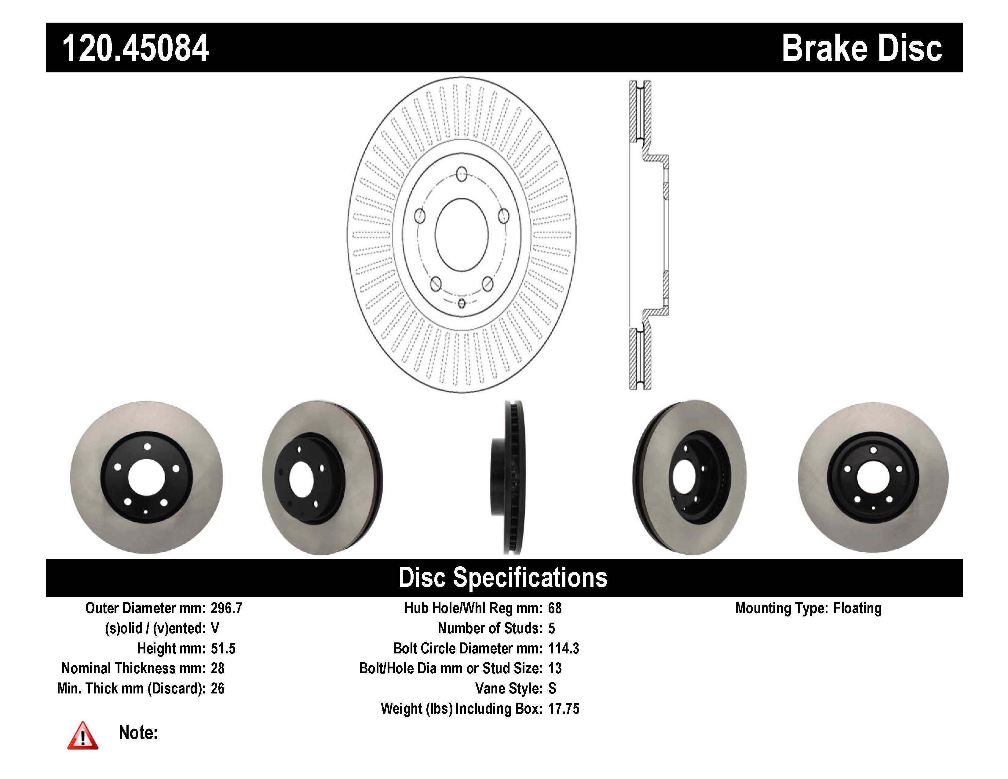 StopTech Disc Brake Premium Rotor for 2013 2018 Mazda 6 / CX5 eBay