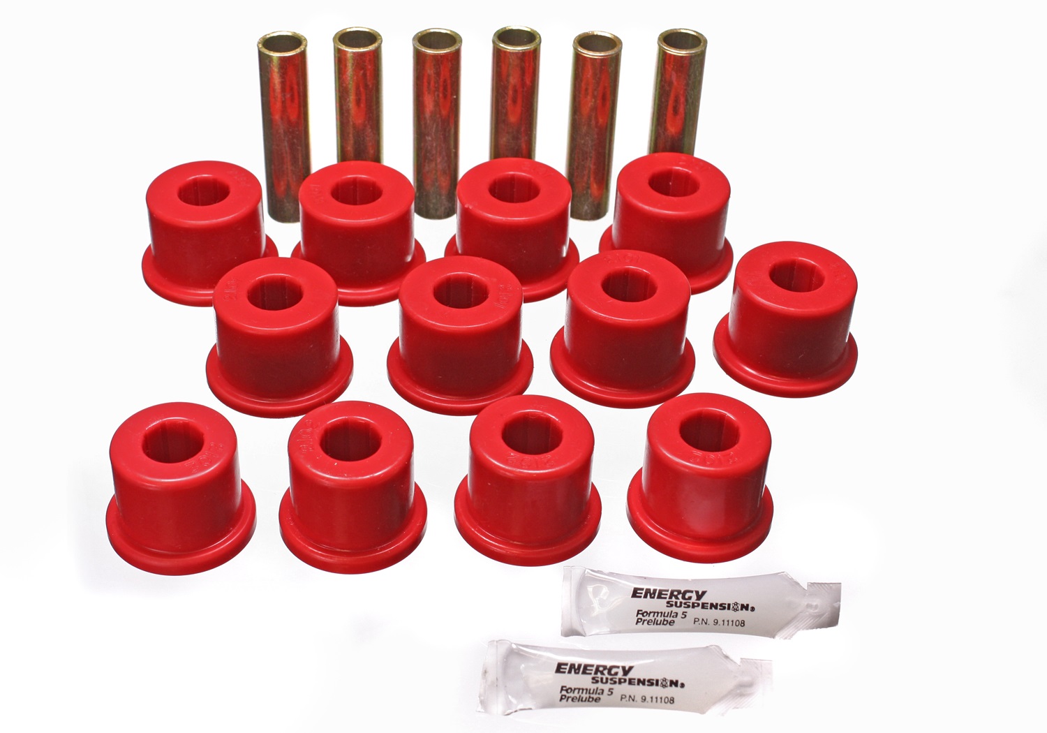 Energy Suspension Leaf Spring Bushing Set Red Rear for 9200 Yukon 3