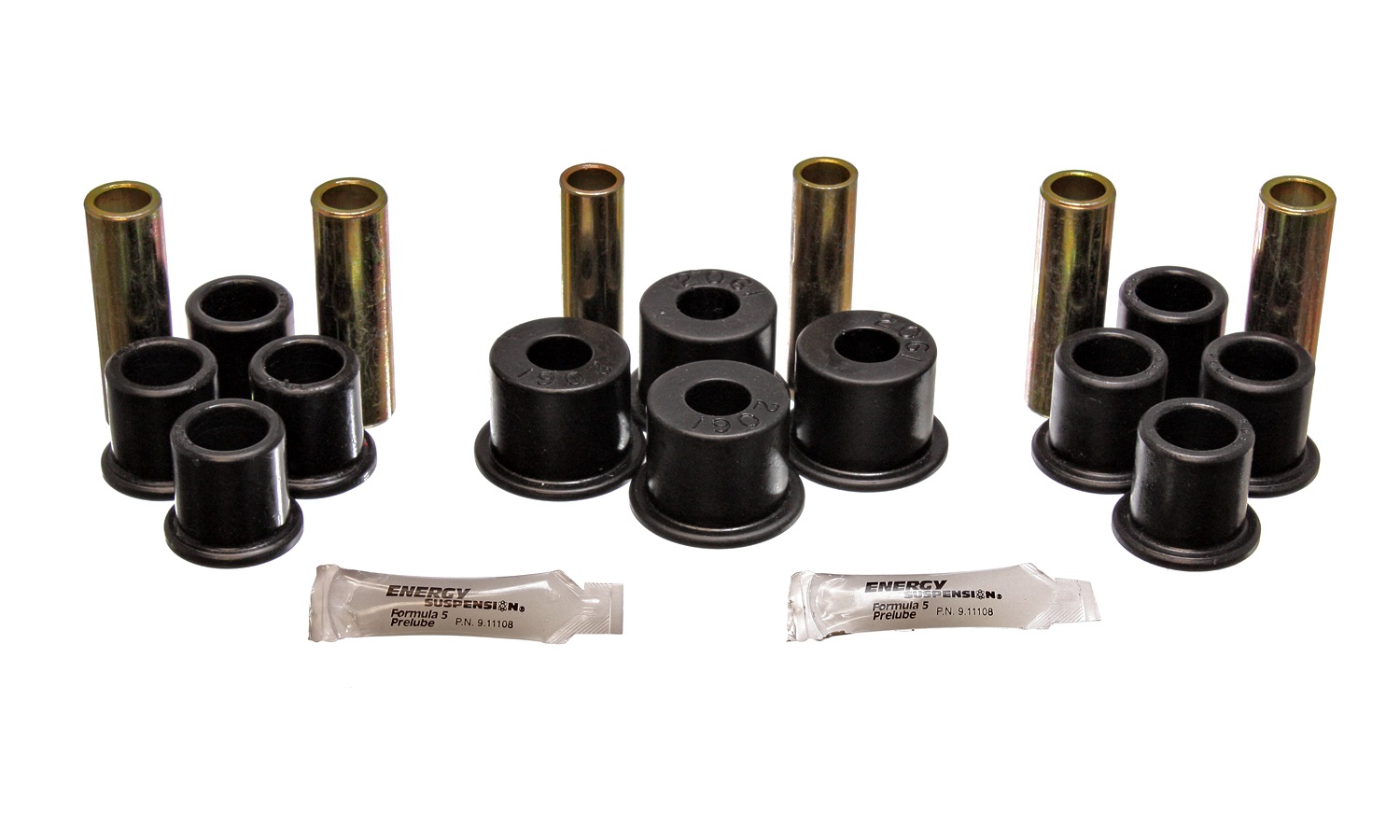 Energy Suspension Leaf Spring Bushing Set Black Rear for Ford Ranger