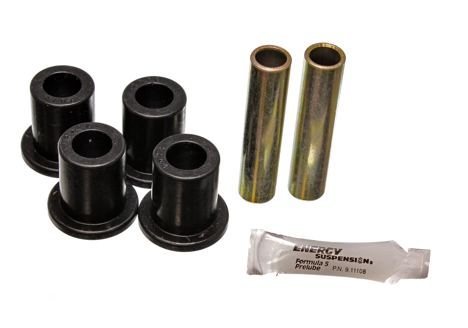 Energy Suspension Leaf Spring Bushing Set Black Front for 19651979