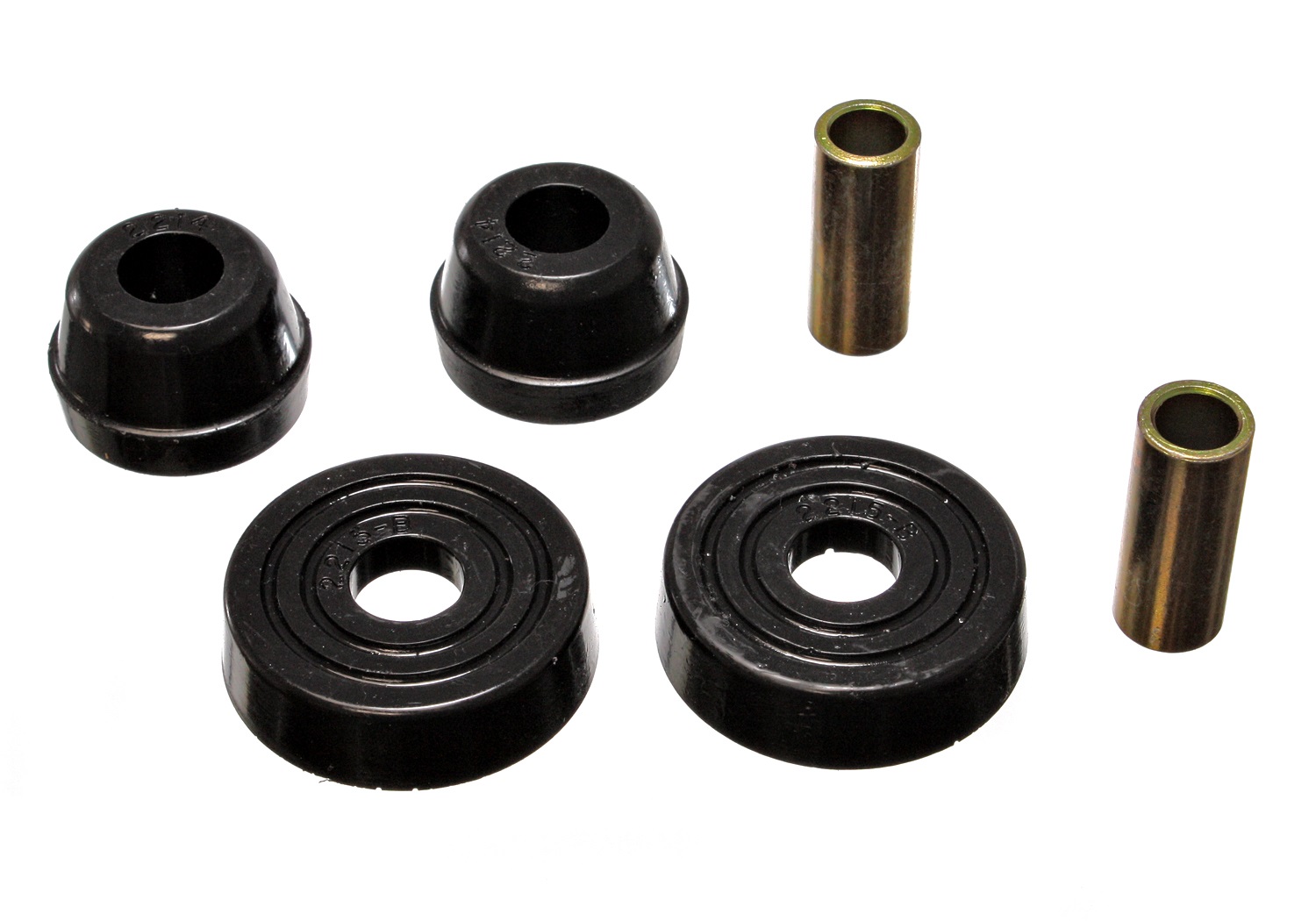 Energy Suspension Strut Tower Bushing Set Black Front for Ford Mustang
