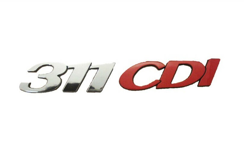 Rear Door Sticker Badge "311 CDI" Emblem For 20072018 Mercedes