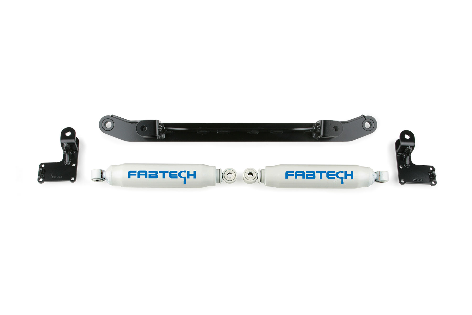 Fabtech Dual Steering Stabilizer System w/Performance Shocks for