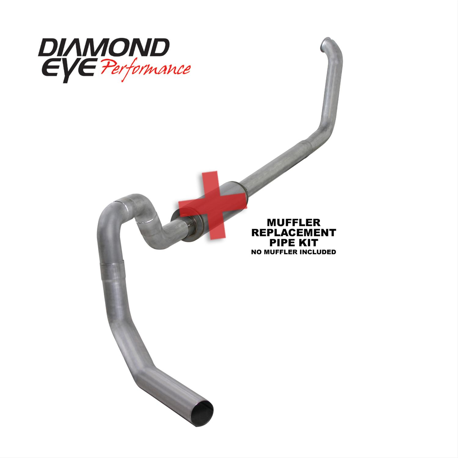 Diamond Eye Exhaust System 4" Aluminized for 99 - 03 Ford F-550 Super