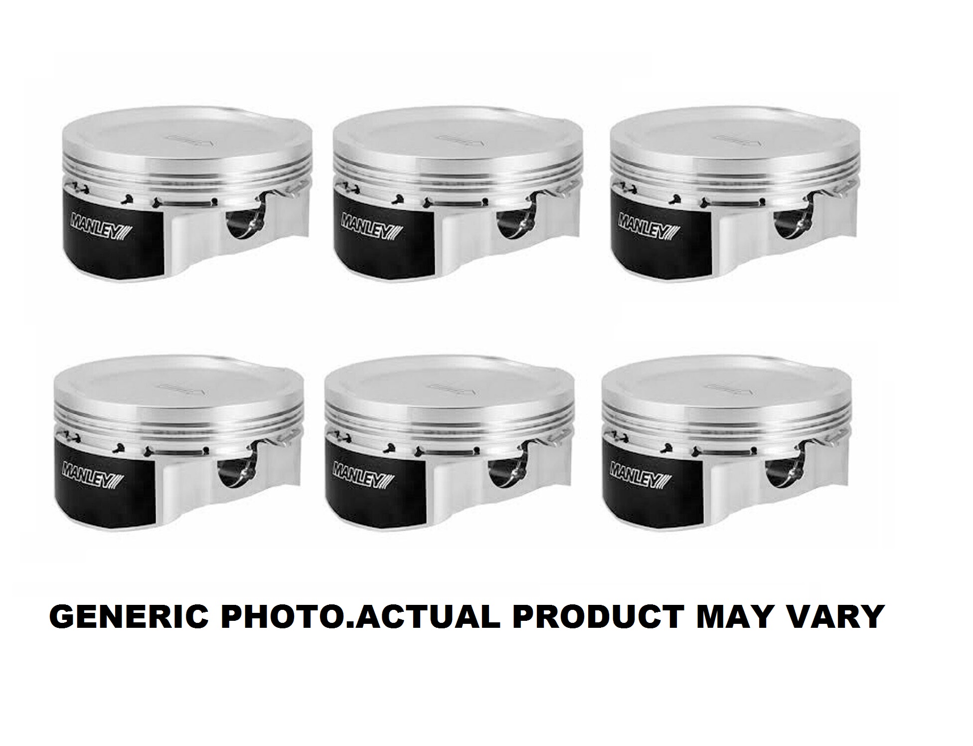 Manley 5cc Dish Pistons 3.780" Bore for Ford Cyclone 3.7L 4 Valve