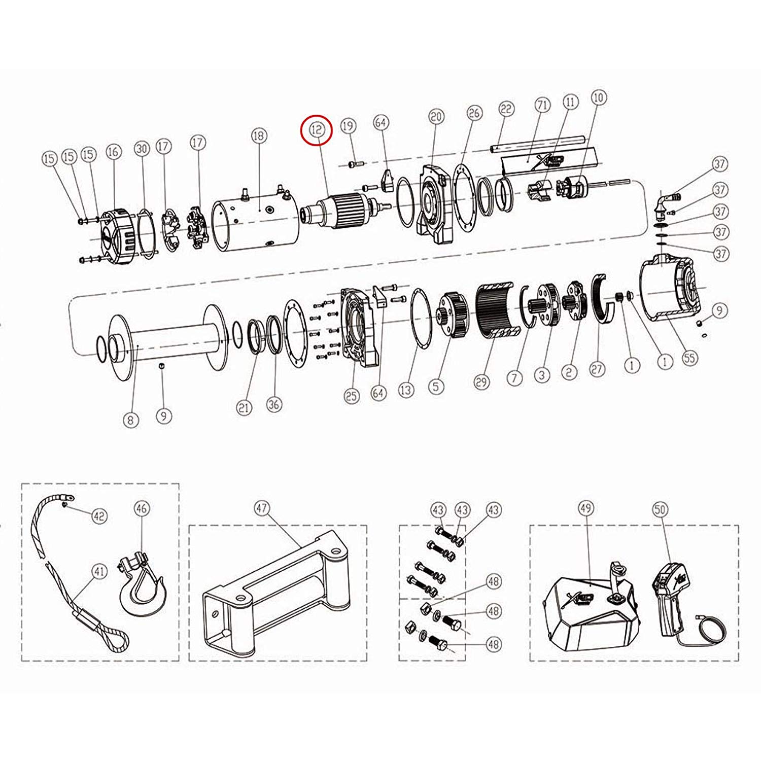 Smittybilt Winch 9500 Wiring Diagram