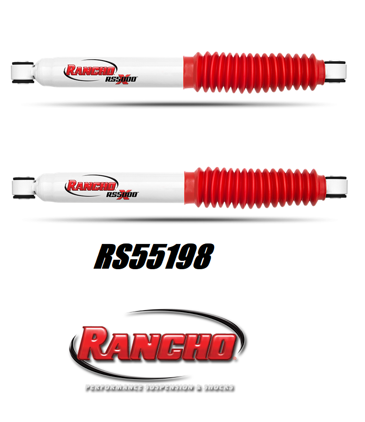 Rancho RS5000X Gas Shocks RS55329