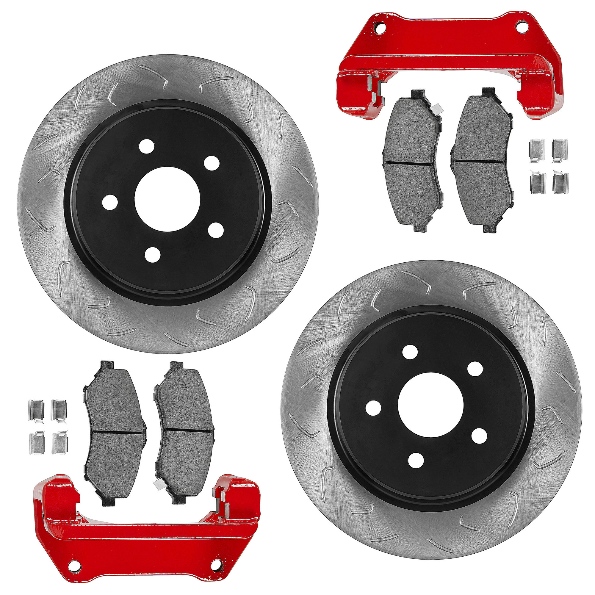G2 Axle & Gear Core Big Brake Kit Front 13.5Inch For 0718 Jeep JK 2