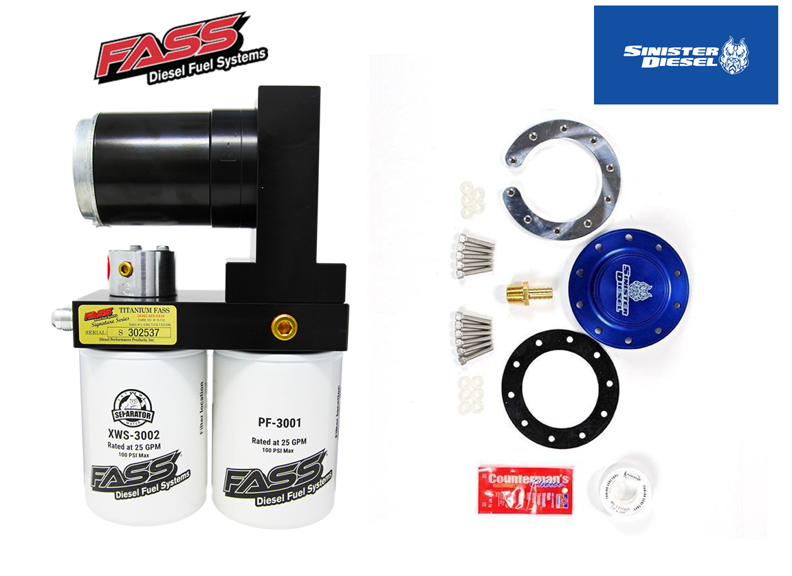 FASS Diesel Fuel Lift Pump & Sinister Fuel Tank Sump Kit for Cummins 5.9L / 6.7L eBay