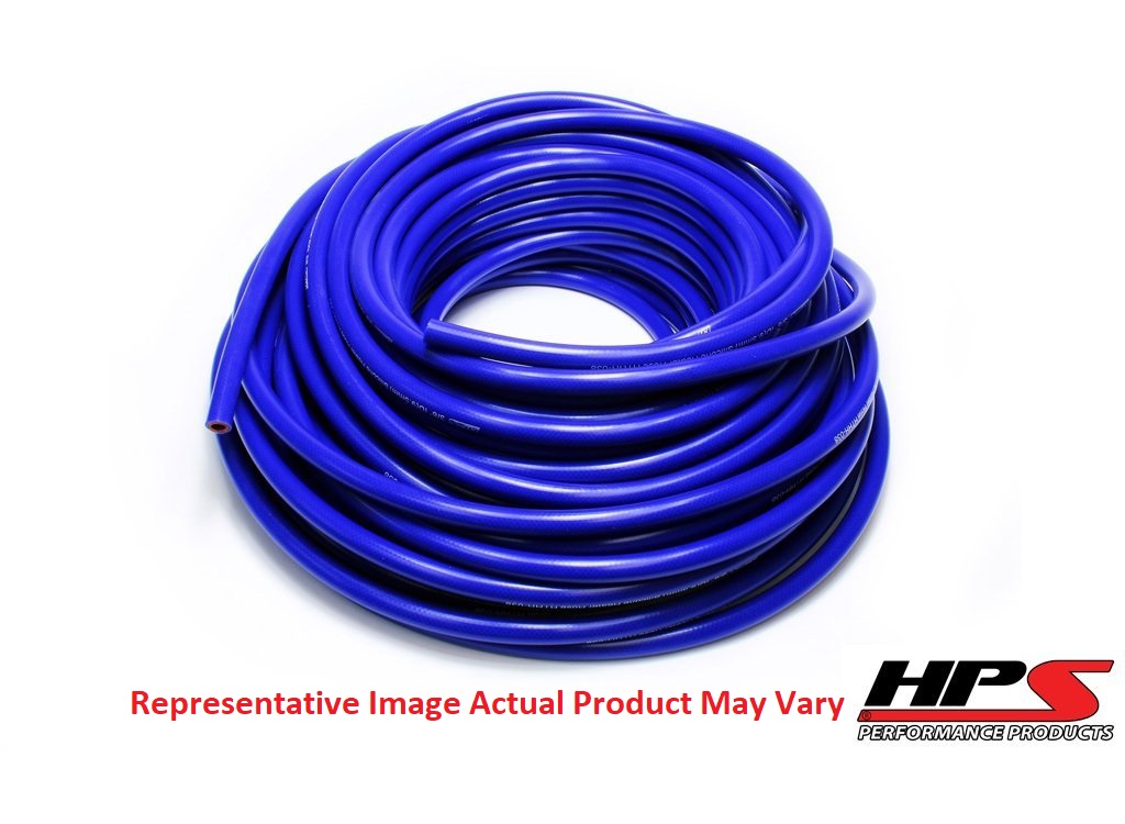 HPS 1/2" ID Blue High Temp Reinforced Silicone Heater Hose Tubing - 50 ...