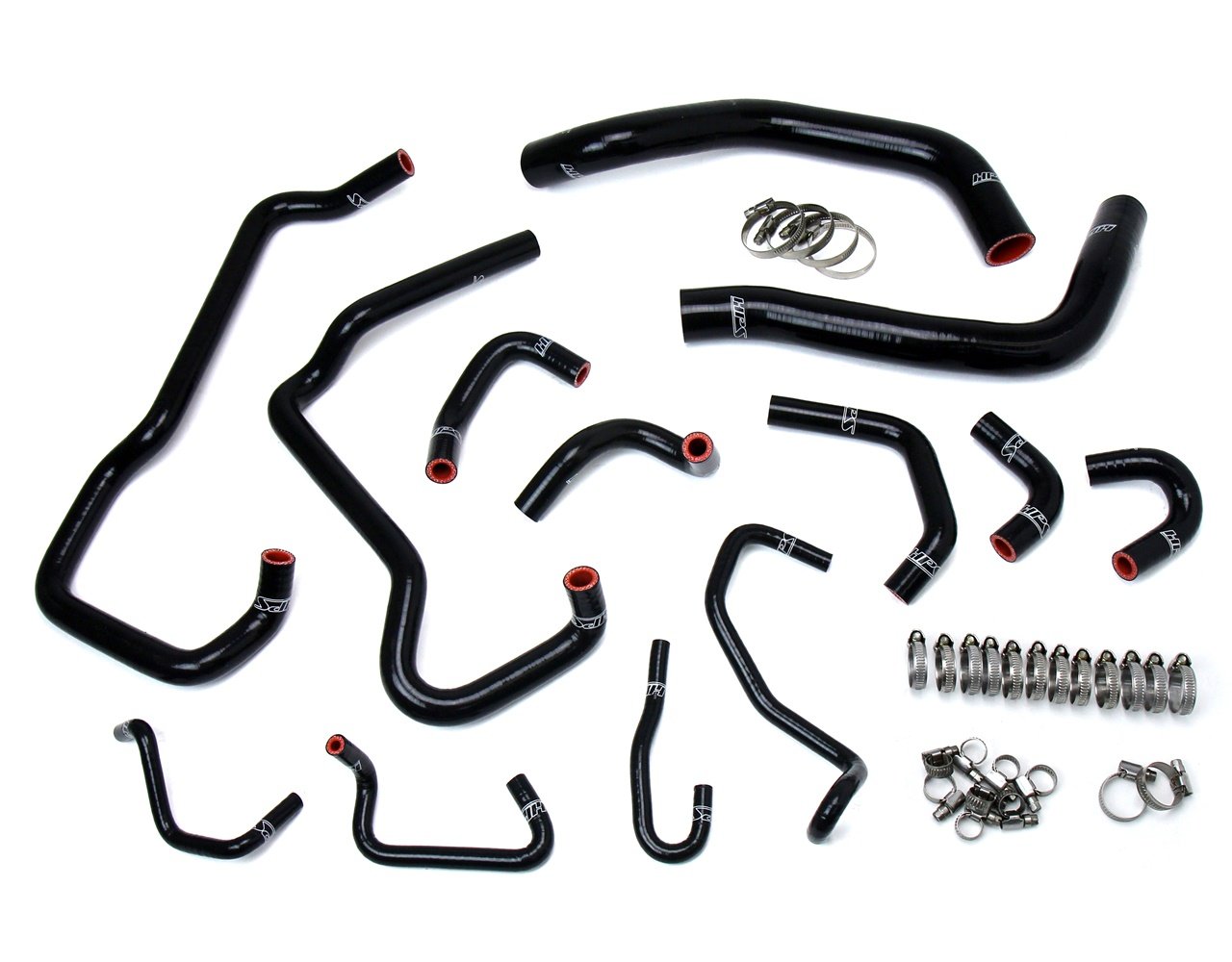 HPS Black Silicone Radiator & Heater Hose Kit for 16 17 Toyota