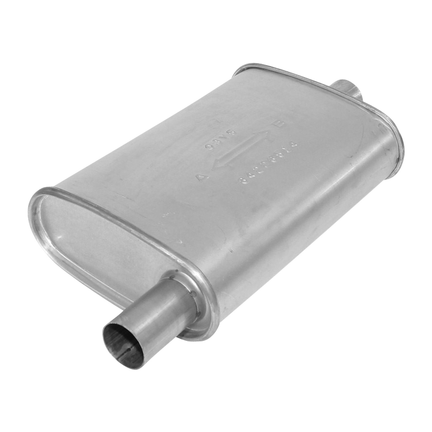 AP Exhaust Muffler Enforcer II 1.5" ID x 1.5" OD 17" OAL Aluminized
