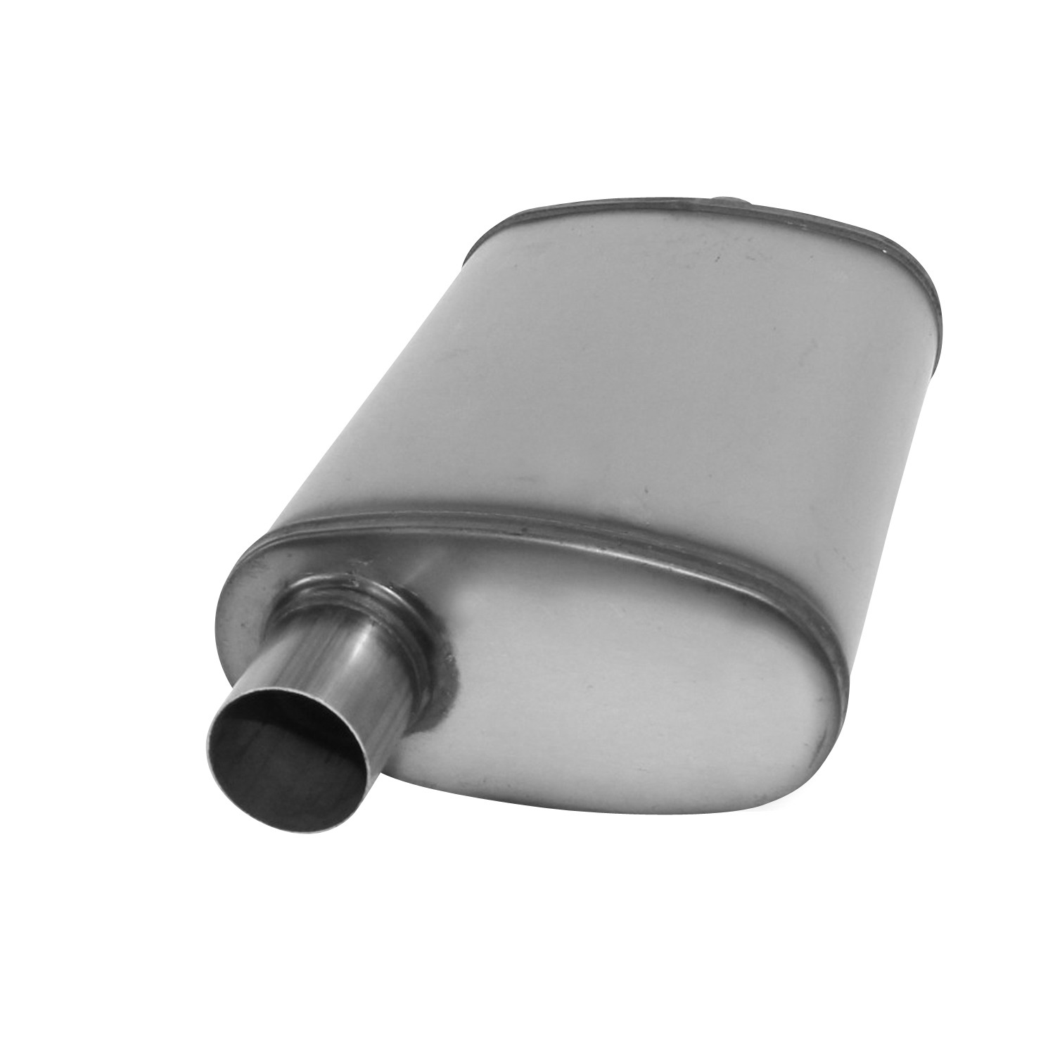 AP Exhaust Muffler Xlerator Stainless Steel 2.25" ID x 2.25" OD 20