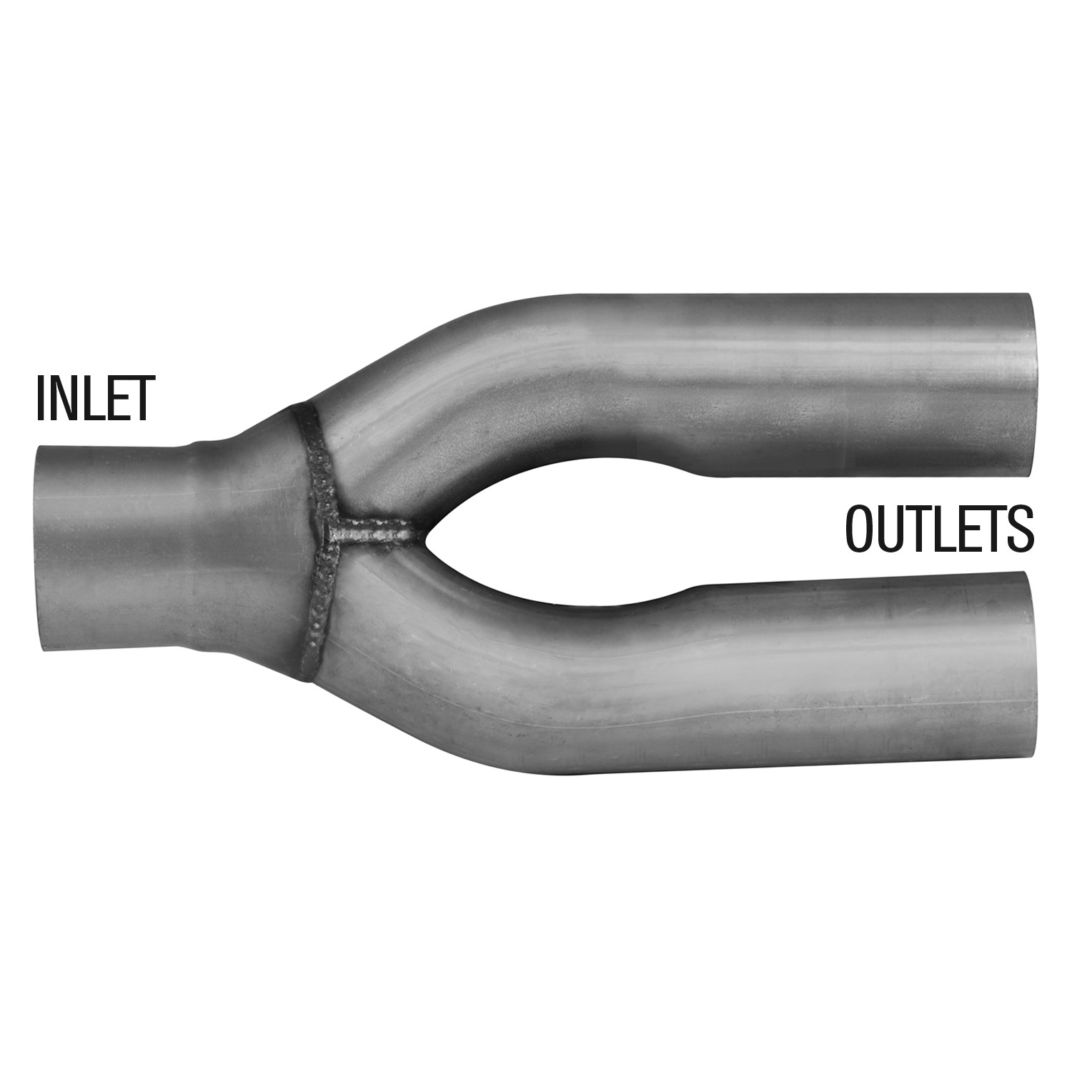 AP Exhaust Y Pipe Universal Aluminized 2 1/4