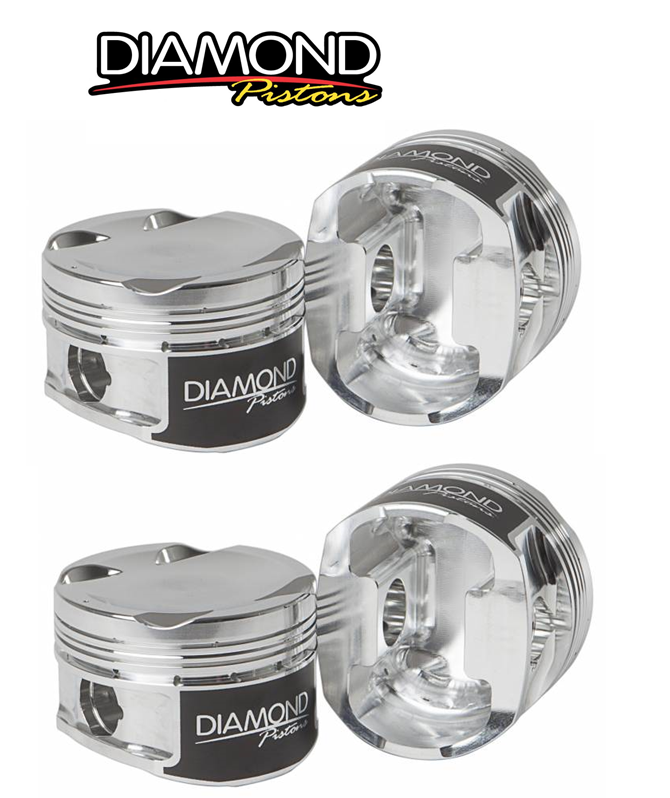 Diamond 3366 8550 Mm Bore 108 Cr Pistons For 99 07 Mitsubishi Evo