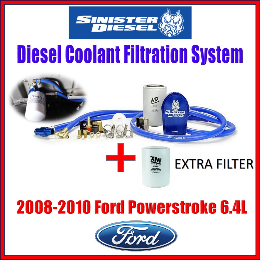Sinister Coolant Filtration System w/Extra Filter For 0810 Ford