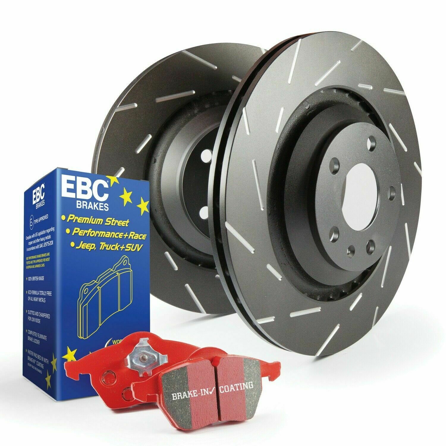 EBC S4 Kits Redstuff and USR Rotors for 20132016 Infiniti Q50 / Q50