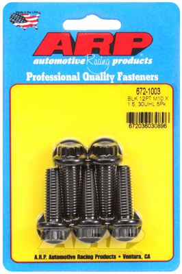 ARP Bolt Kit - 12pt (5) 10mm x 1.5 x 100mm