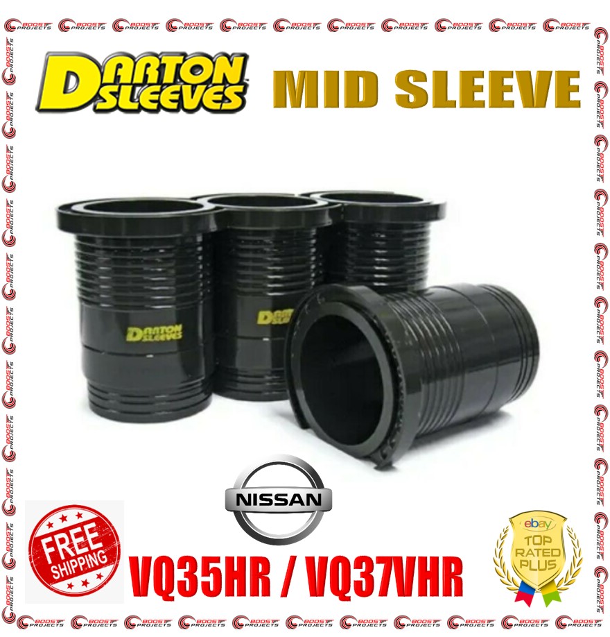 Darton 3.720" Bore 0.365" Wall MID Sleeves For Nissan VQ35HR / VQ37VHR