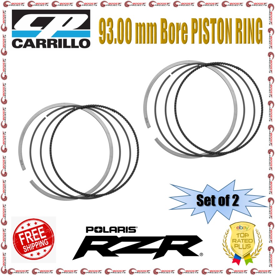 Piston Ring Set For Polaris RZR XP 900 (2011-2013) & RZR 4 XP 900 (2012) - 2 Pack