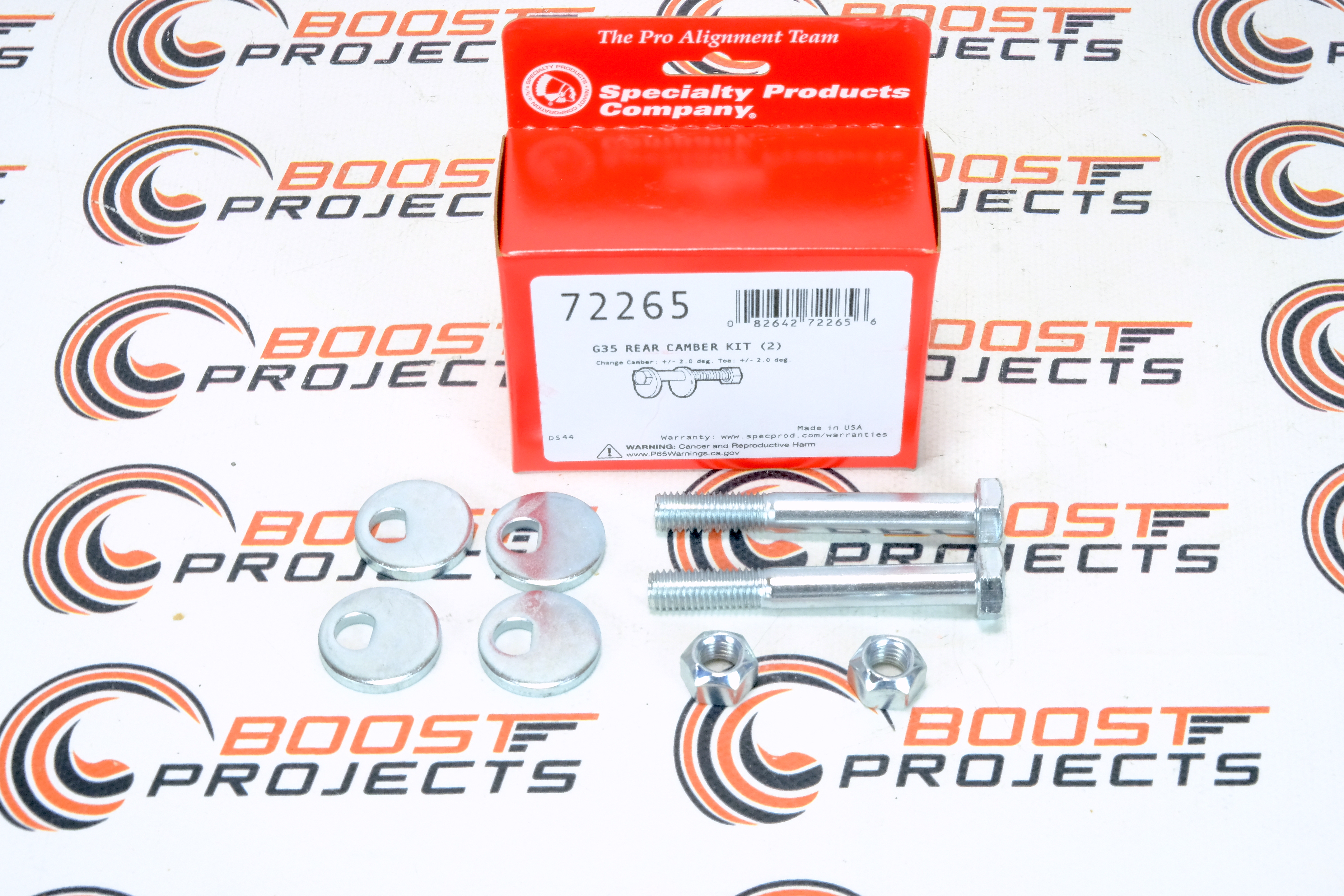 SPC&nbsp;Alignment Camber Toe Cam Bolt Kit Rear Nissan Infiniti 370Z G35 G37