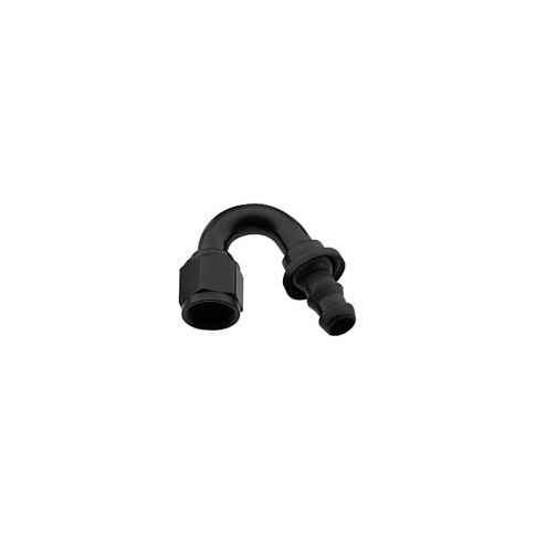 Fragola -6AN 8000 Series Push-Lite Race Hose End 150° - Black