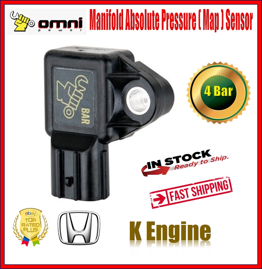 Omni MAP-K-4BAR 4 Bar MAP Manifold Absolute Pressure Sensor For Honda Acura K20 K24
