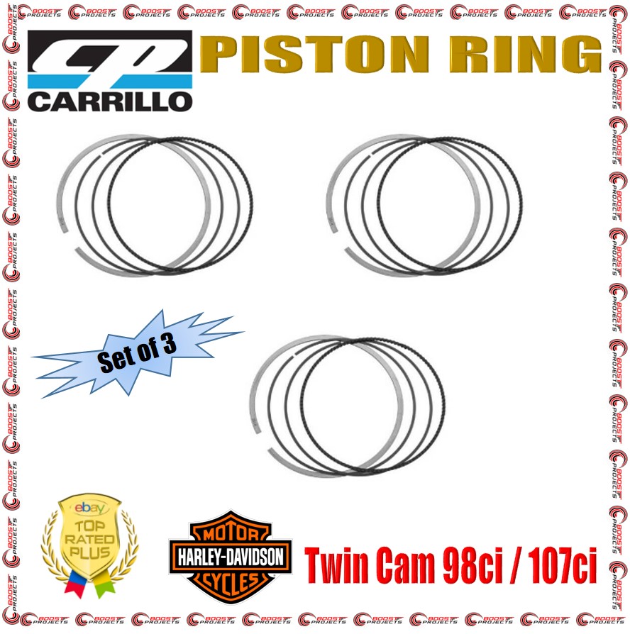 CP Carillo RS1660-3937-0THG Piston Ring 3937 mm Bore Harley-Davidson Twin Cam 98ci 107ci 