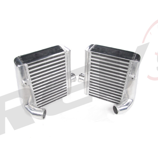 Rev9 2 Front-Side Mount Intercooler Upgrade 300-500HP For 90-96