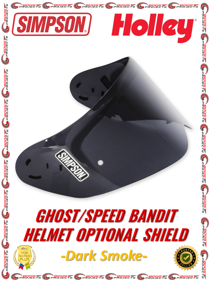 Simpson Motorcycle GBDSSE Exterior Helmet Shield Ghost Bandit Speed Bandit Dark Smoke