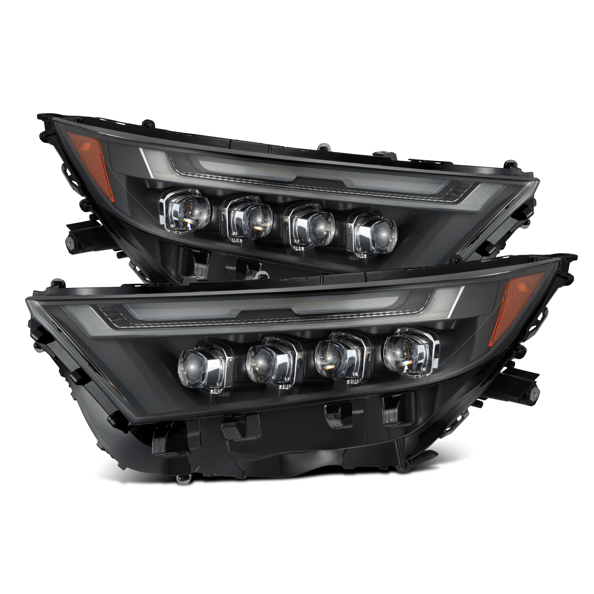 ライト、アロワ AlphaRex Nova Series LED Projector Headlights Black For 19-24