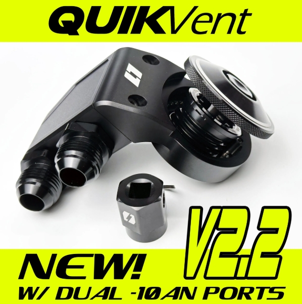 Level 7 Quick Vent Scavenger Oil Cap Raw Honda B H F D K Series B16 B18 B20 K20 K24